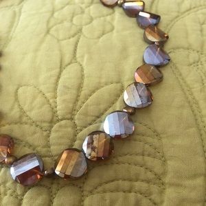 8” crystal necklace